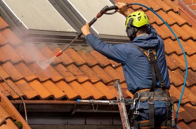 Démoussage et hydrofuge de toiture à Champvoux